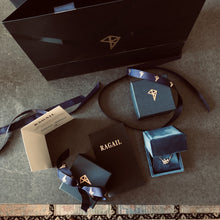 Load image into Gallery viewer, Initials Tiny Signet, Yellow Gold