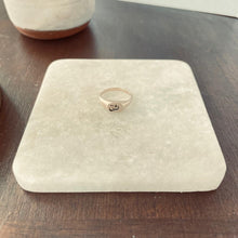 Load image into Gallery viewer, Initials Tiny Signet, Yellow Gold