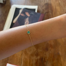 Load image into Gallery viewer, Fahad Turquoise Enameled Spirit, Yellow Gold Bracelet