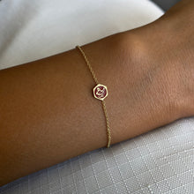 Load image into Gallery viewer, Monirah Rouge Enameled Bracelet, Arabic Spirit Name