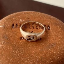 Load image into Gallery viewer, Initials Tiny Signet, Yellow Gold