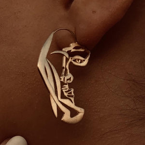 Caso Earrings Gold Dripped