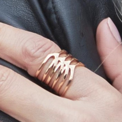 Velvet Ring, 18k Rose Gold