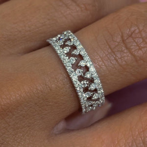 Let It Snow Diamond Ring