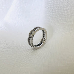 Al Masnad Customized Ring, Silver