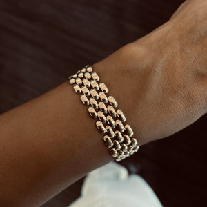 The Cat Walk Gold Chain Bracelet