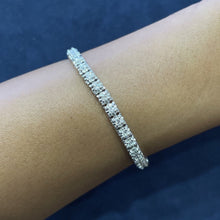 Load image into Gallery viewer, The Illusion Diamond Tennis Bracelet
