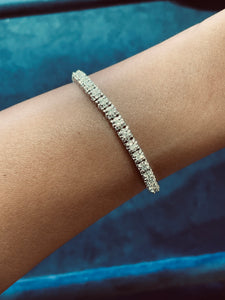 The Illusion Diamond Tennis Bracelet