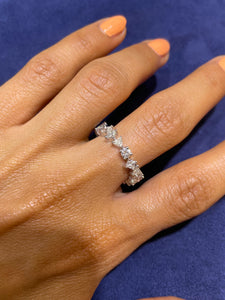 Let It Snow Multi Shape Diamond Small Ring