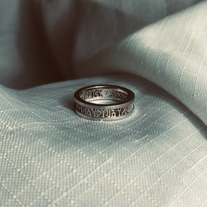 Al Masnad Customized Ring, Silver