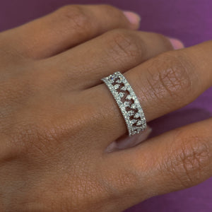 Let It Snow Diamond Ring