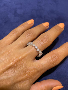 Let It Snow Multi Shape Diamond Small Ring