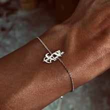 Load image into Gallery viewer, Lama Bracelet, Arabic Spirit Name with VS diamonds
