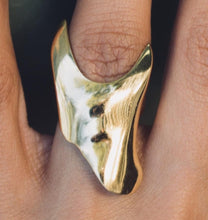 Load image into Gallery viewer, Long Gem Ring, 18K Gold
